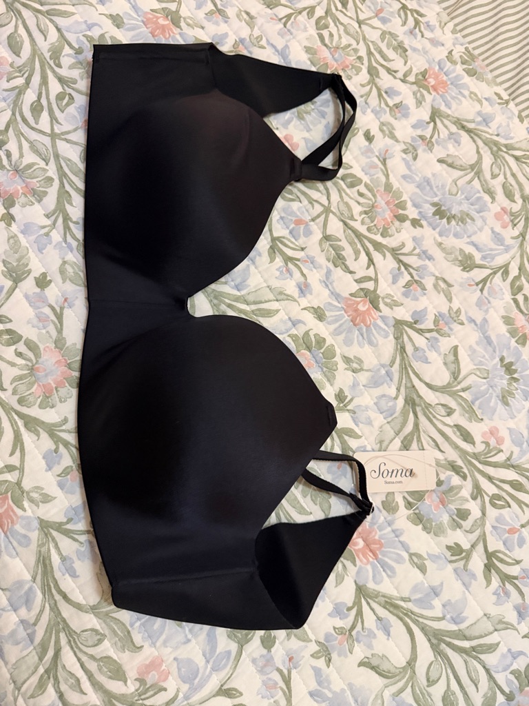Soma Black Seamless T-Shirt Bra